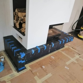 Камин в частном доме