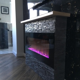 Мраморная гипсовая мозаика